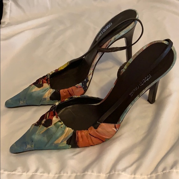 Roberto Cavalli Sling Back heels - Picture 3 of 9